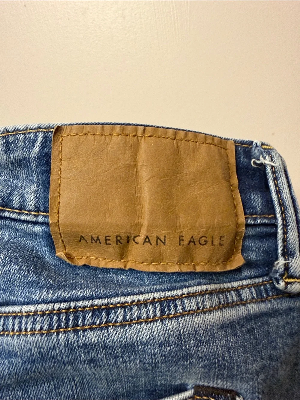 American Eagle Slim Straight Jeans Men Denim Casual Minimalist Size 33x32